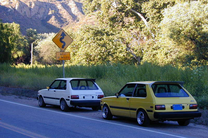 Random Snap>> Kp61 Starlets On The Winding Road