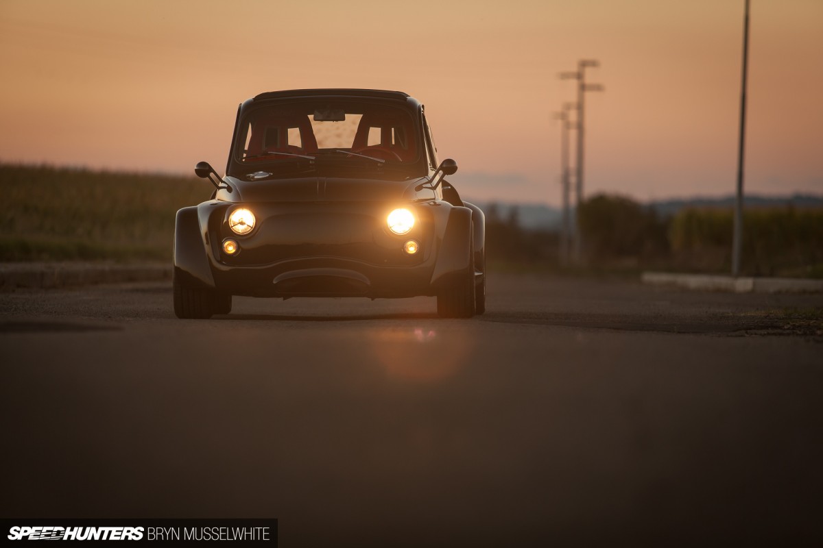 Oemmedi Meccanica fiat 500 V8 Ferrari-2