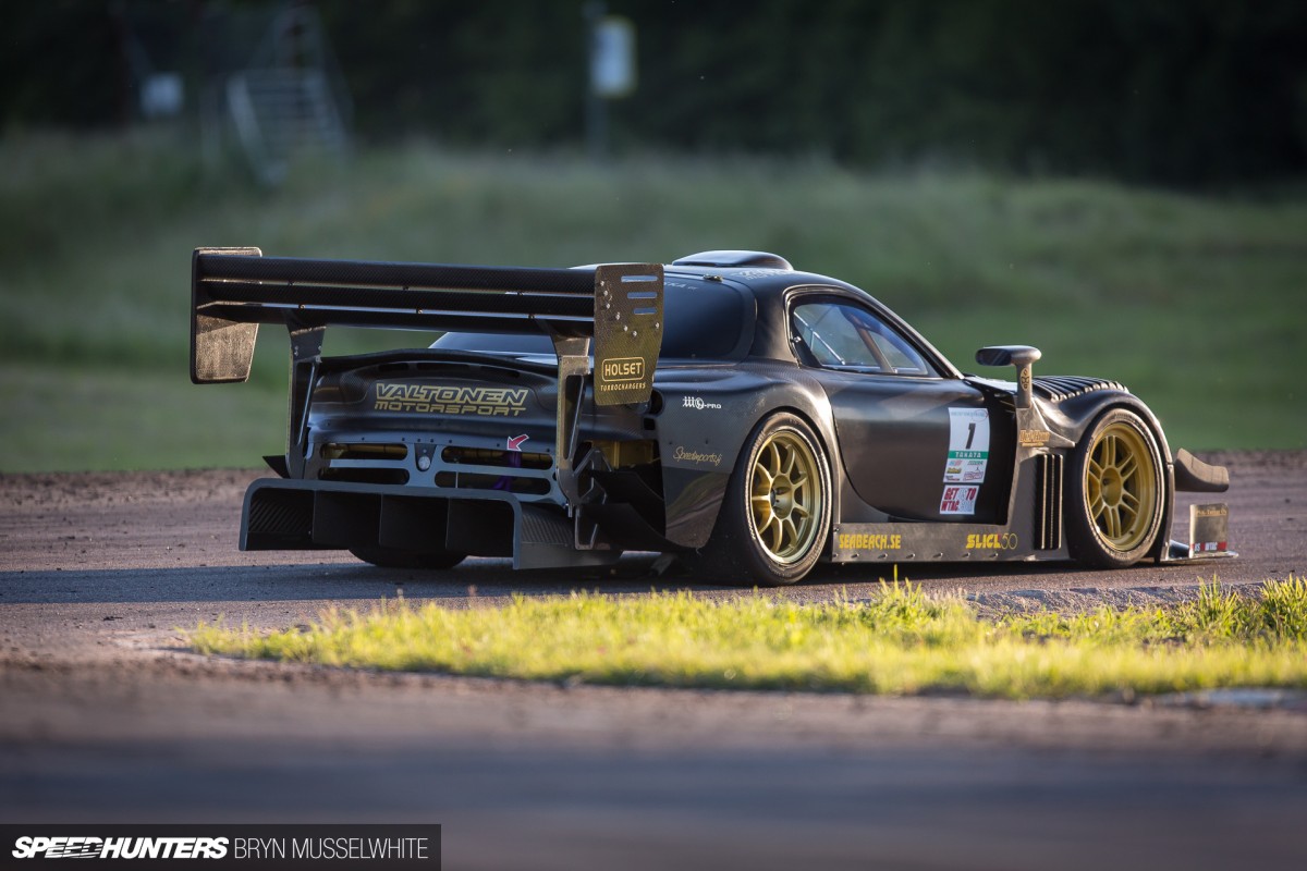 Valtonen RX7 carbon SR20 Gatebil Mantorp 2014-10