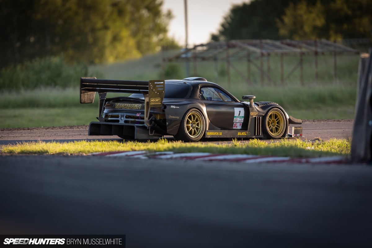 Valtonen RX7 carbon SR20 Gatebil Mantorp 2014-11