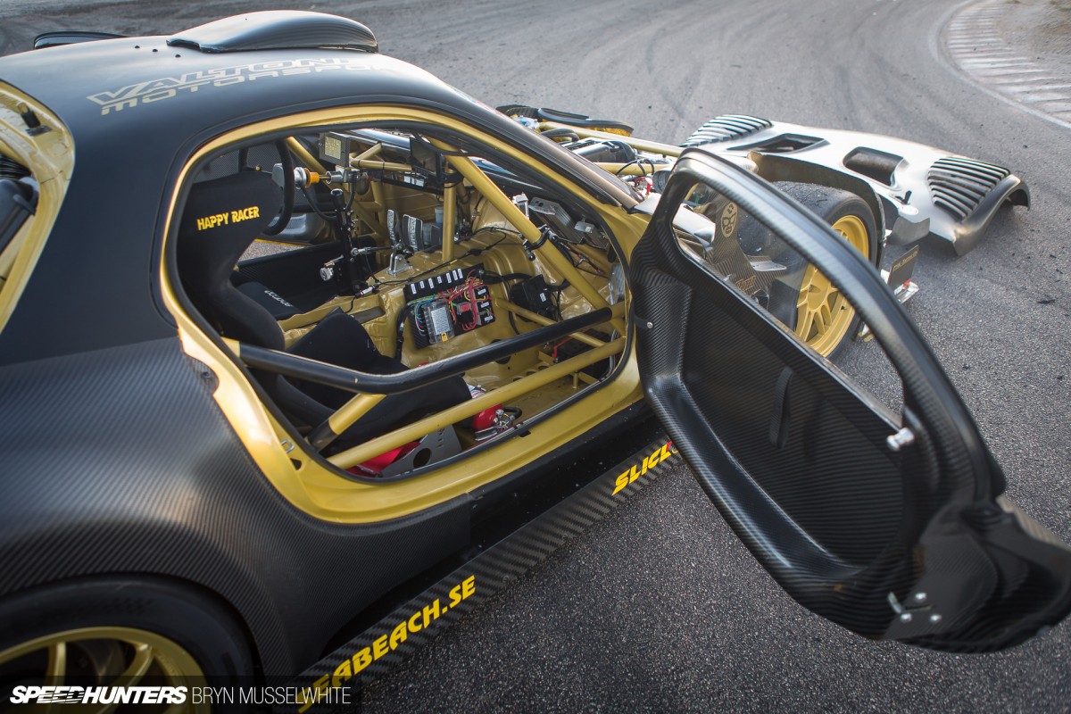 Valtonen RX7 carbon SR20 Gatebil Mantorp 2014-41
