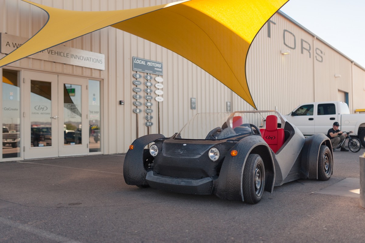 Local Motors Strati 3d Printed Car 2014 Otis Blank 069