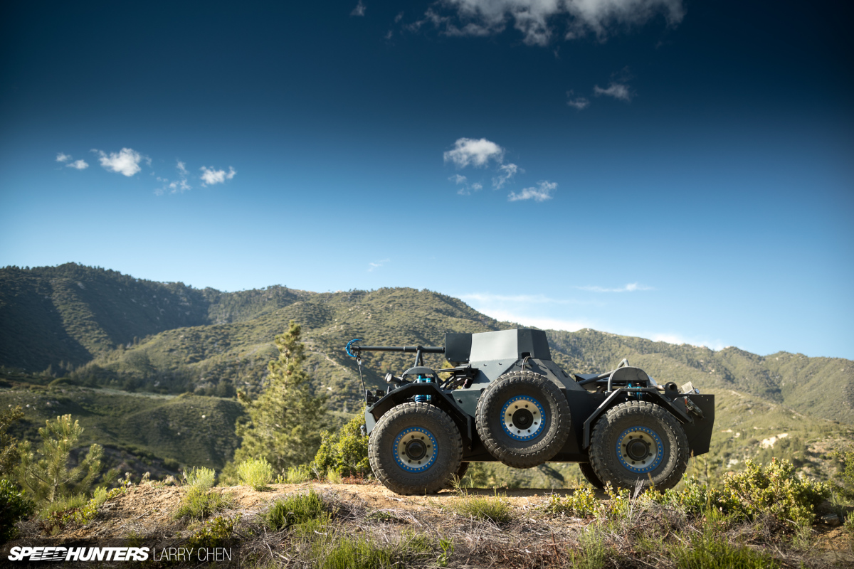 BJ Baldwin Drives A Chevy-Powered 6WD Tank