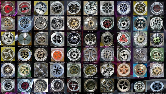 Desktops>>the Wall Of�Wheels