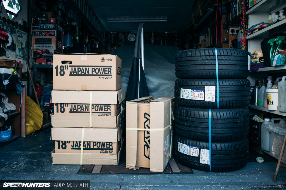 2018 Project GTI Volk Racing TE37 Saga Unboxing Speedhunters by Paddy McGrath-10