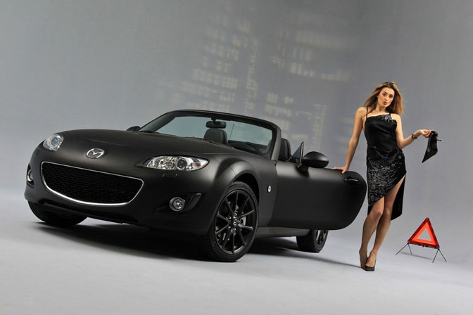 New Cars>>the Mazda Mx-5 Black & Matte Edition