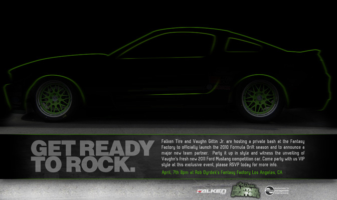 Giveaway>>vaughn Gittin’s 2010 Car Unveiling Party!
