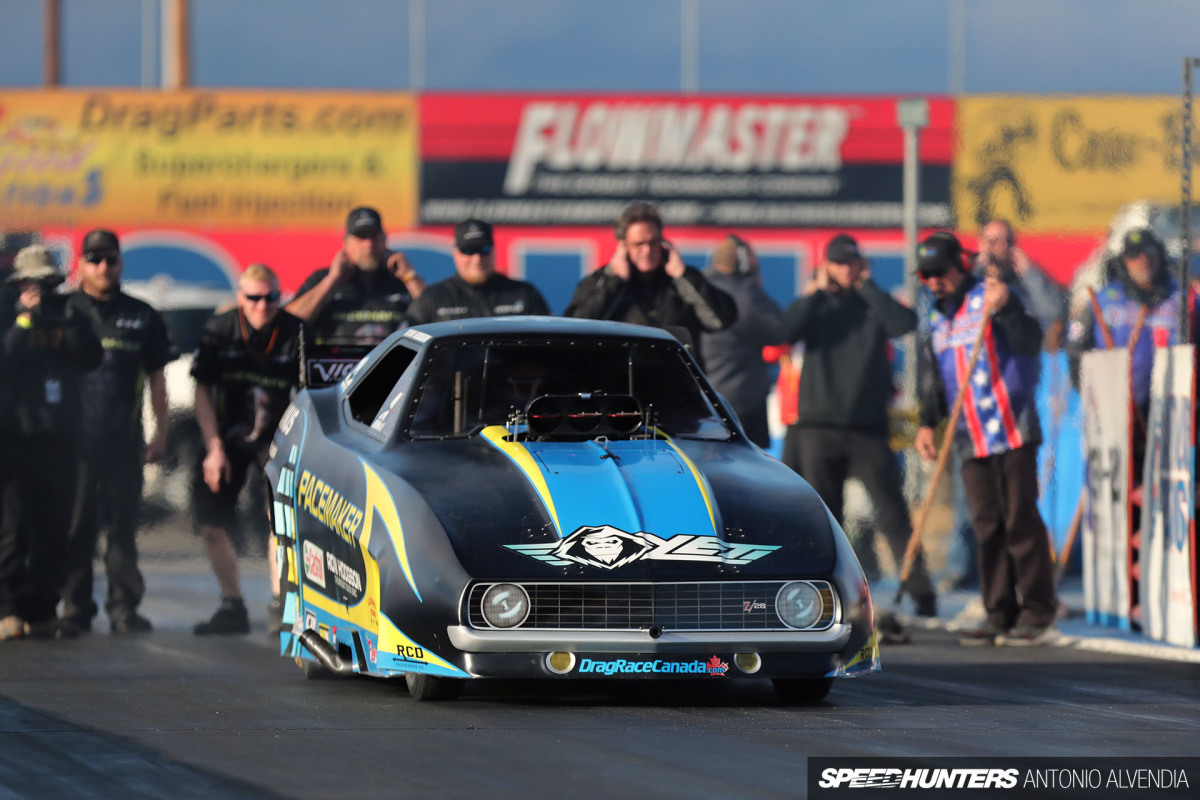retro funny car nostalgia drag racing