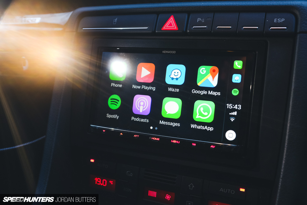 Project RS4 Kenwood CarPlay SPeedhunters by Jordan Butters-3154