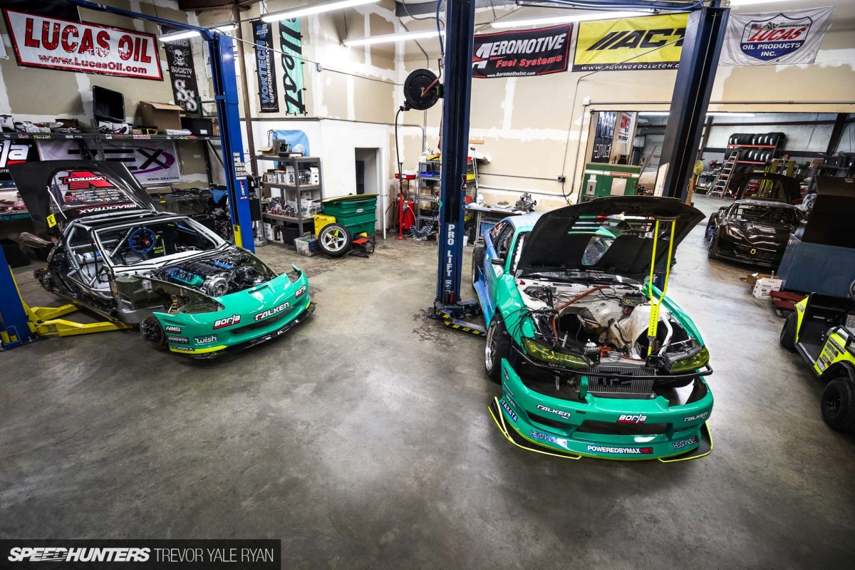 Formula Drift Prep At Matt Field’s Drift Cave