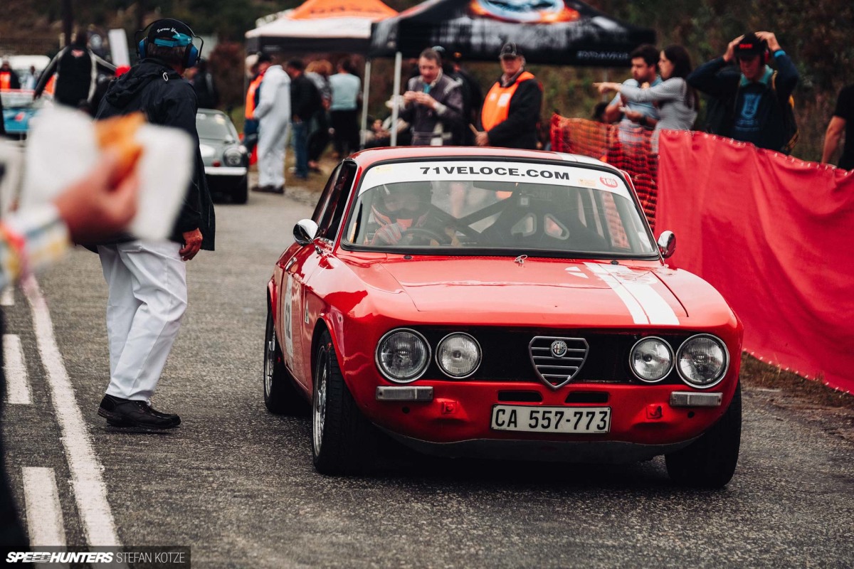 Classic Car Racing At The Jaguar Simola Hillclimb: The Pit Lane