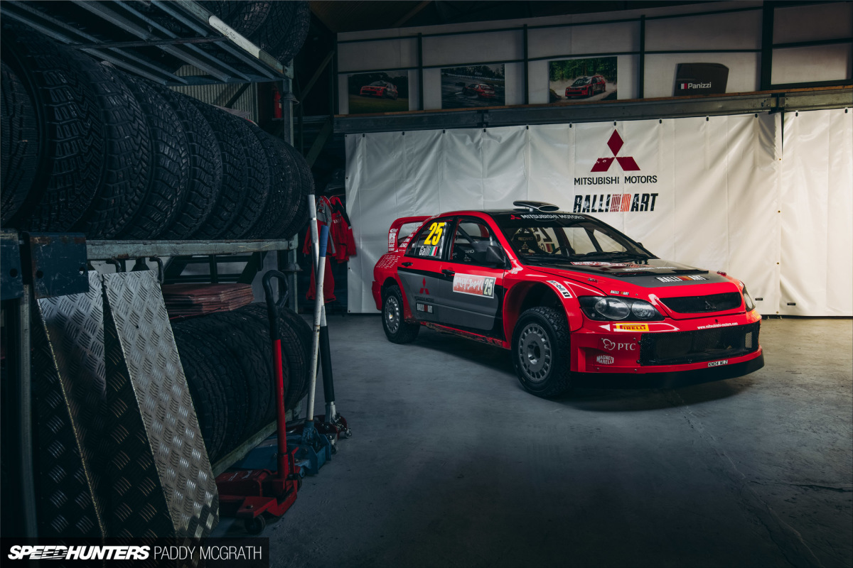 Spoiler Alert: Gigi Galli’s 2005 Rally Japan Lancer WRC