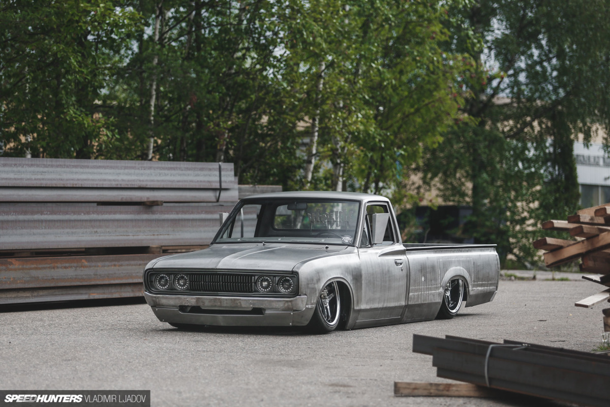 No Paint, No Problem: A Heavy Metal Datsun 620 Pickup