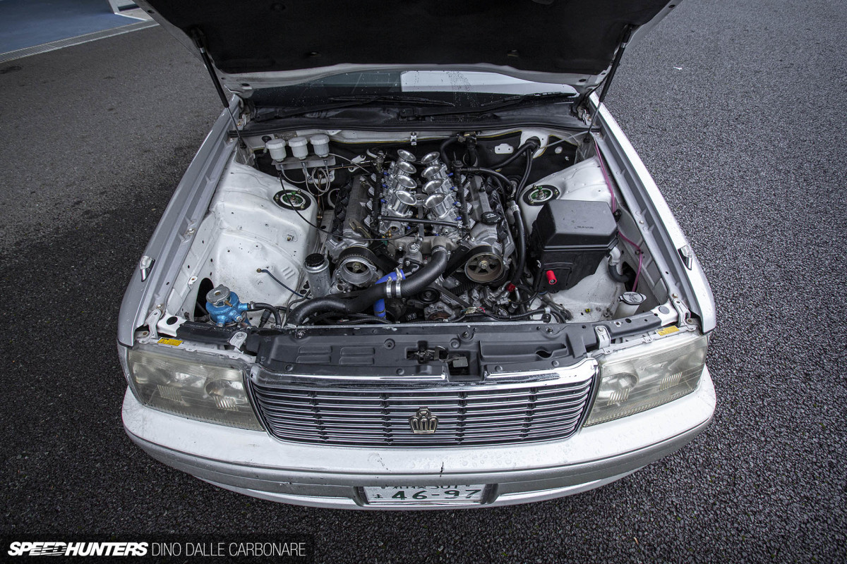 A 1UZ V8-Swapped Crown Built To Drift