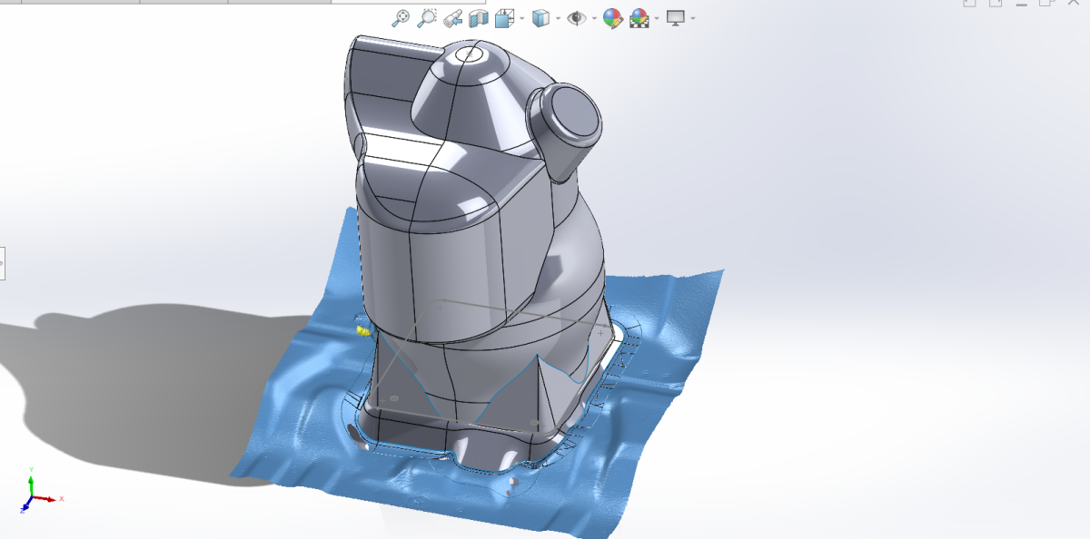EG6 civic dry sump tank cover CAD