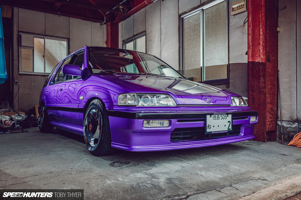 Only In Japan: A Lowrider-Inspired Honda Civic Shuttle