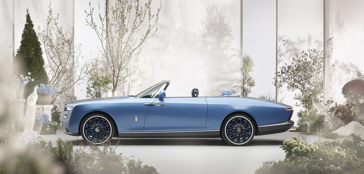 Rolls-Royce Boat Tail Side Profile Lifestyle