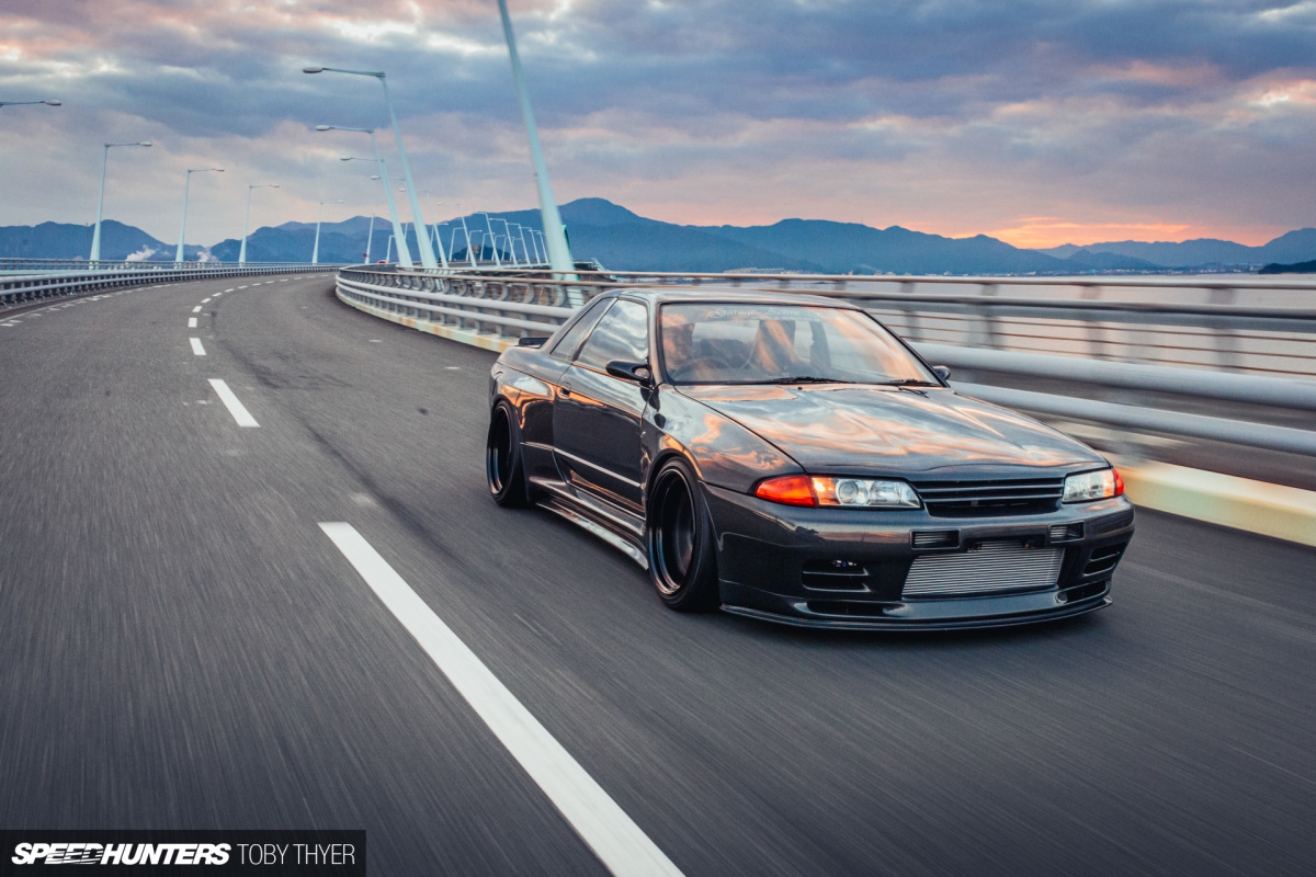 Cruising The Fukuoka City Coast In A Carbon GT-R