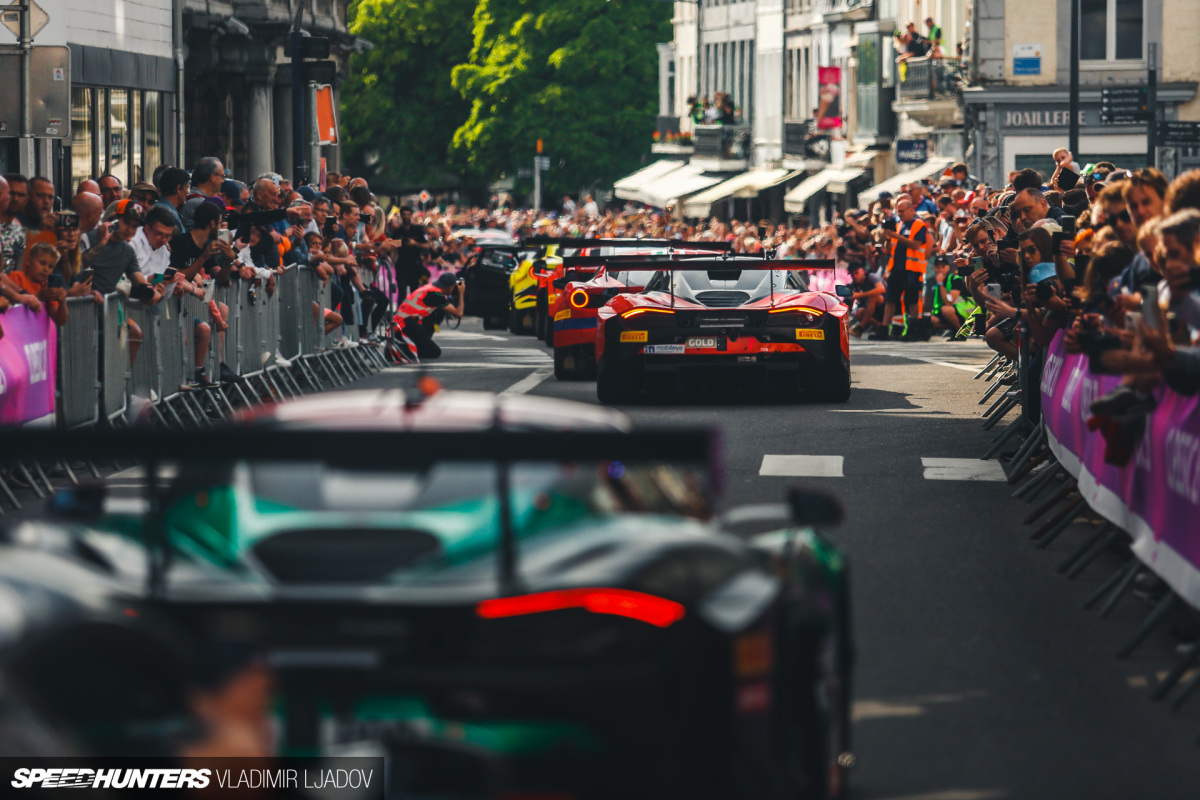 GT Cars On The Streets Of Spa