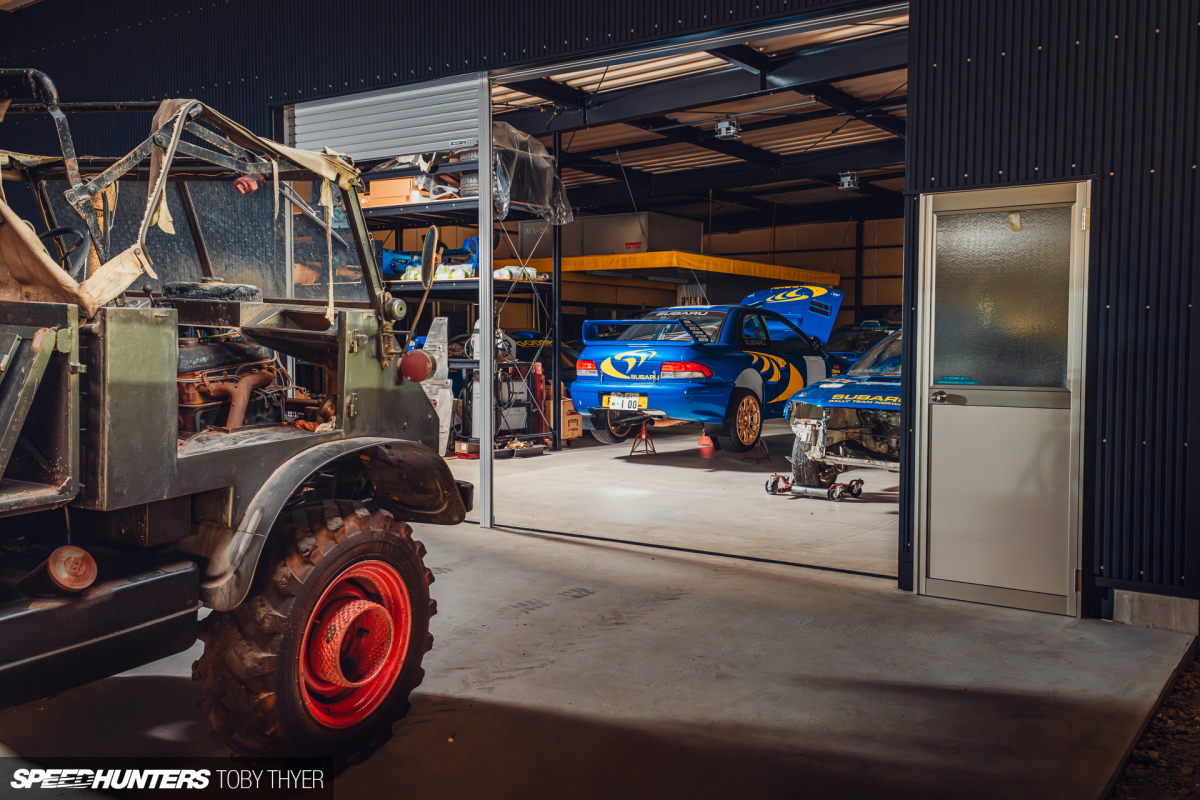 The Workshop Keeping Subaru WRC Cars On Japanese (Public) Roads
