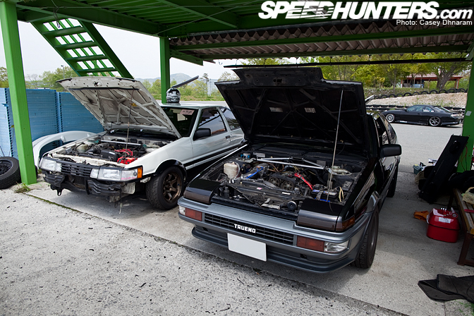 Random Snap>> Two Ae86s At Bihoku Circuit